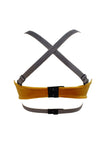 Mustard Yellow Velour Bra K+1%