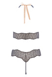 Sydney Dark Pearl Necklace Lingerie Set Bracli