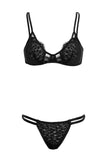 Clio Double Cup Bralette & Soriya Thong Set Nevaeh Intimates