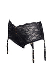 Fever & Thoughts Black Garter Briefs Nevaeh Intimates