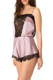 Florence Purple Dusk Silk Pleasure Romper Nevaeh Intimates