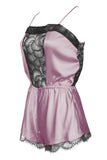 Florence Purple Dusk Silk Pleasure Romper Nevaeh Intimates