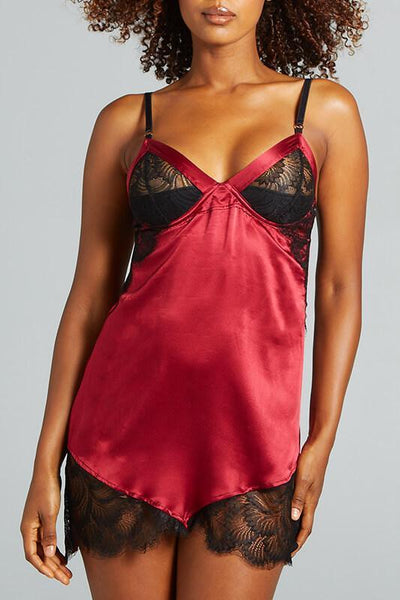 Alice Temptations Flame Convertible Silk Slip Dress Nevaeh Intimates