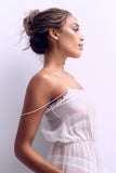 Nula Ivory Sheer Silk Slip Taryn Winters