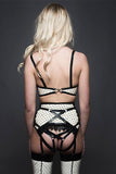 Nyx Latex Quarter Cup Bra Elissa Poppy