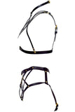 Olivia Leather Harness Set Love Lorn Lingerie