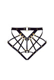 Olivia Leather Harness Brief Love Lorn Lingerie