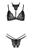 Eros Open Slit Lace Set Eros Veneziani