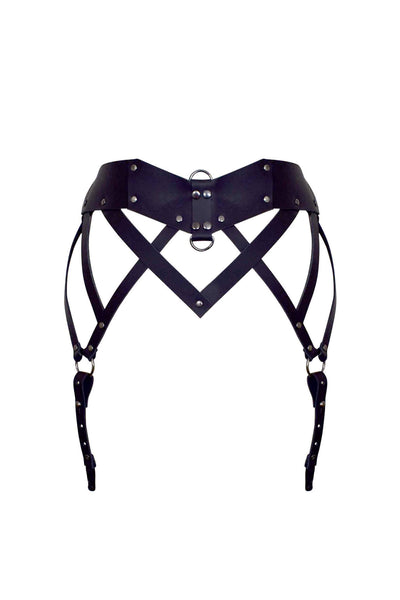 Ostara Leather Garter Belt Love Lorn Lingerie