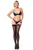 Sam Matte Black Vegan Leather Lingerie Set Patrice Catanzaro