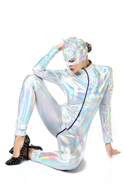 Petite Holo Silver Cat Mask Patrice Catanzaro