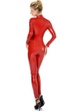 Sweety Glossy Red Catsuit Patrice Catanzaro