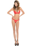 Sam Glossy Red Vegan Leather G-String Patrice Catanzaro