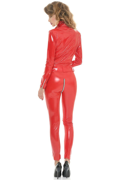 Sam Glossy Red Leggings Patrice Catanzaro