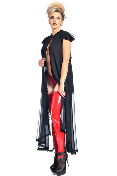 Sicilia Red Vinyl Stockings Patrice Catanzaro