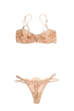 Pomona French Lace Lingerie Set • Peach Taryn Winters