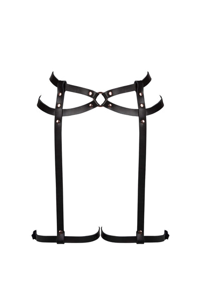 Powerless Rose Gold Garter Belt VoyeurX