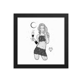 Darkest Vixen Framed Art • Michala Wolfmumma