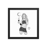 Darkest Vixen Framed Art • Michala Wolfmumma