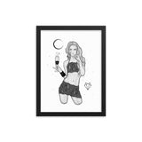 Darkest Vixen Framed Art • Michala Wolfmumma