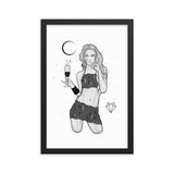 Darkest Vixen Framed Art • Michala Wolfmumma