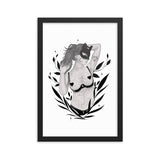 Darkest Vixen Framed Art • Micci Wolfmumma