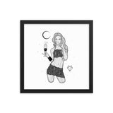 Darkest Vixen Framed Art • Michala Wolfmumma