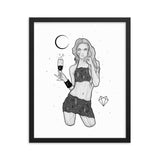 Darkest Vixen Framed Art • Michala Wolfmumma