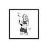 Darkest Vixen Framed Art • Michala Wolfmumma