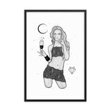 Darkest Vixen Framed Art • Michala Wolfmumma