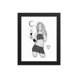 Darkest Vixen Framed Art • Michala Wolfmumma