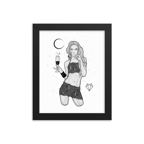 Darkest Vixen Framed Art • Michala Wolfmumma