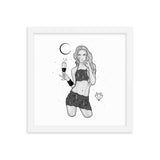 Darkest Vixen Framed Art • Michala Wolfmumma