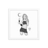 Darkest Vixen Framed Art • Michala Wolfmumma