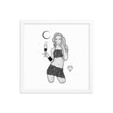 Darkest Vixen Framed Art • Michala Wolfmumma