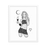 Darkest Vixen Framed Art • Michala Wolfmumma
