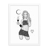Darkest Vixen Framed Art • Michala Wolfmumma