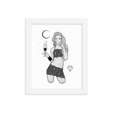 Darkest Vixen Framed Art • Michala Wolfmumma