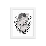 Darkest Vixen Framed Art • Micci Wolfmumma