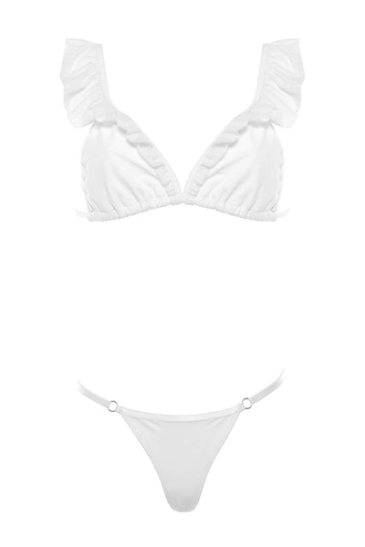 White Rumi Yohji Bikini Set Demery Jayne