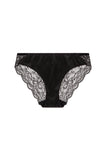 French Leavers Lace & Silk Satin Brief Sandra Silk Australia