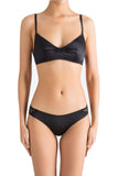 French Leavers Lace & Silk Satin Brief Sandra Silk Australia