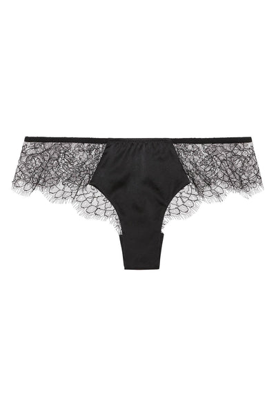 Signature French Chantilly Lace Satin Briefs Sandra Silk Australia