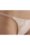 Chantilly Lace Silk Bisque G-String Sandra Silk Australia