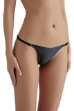 Everyday Black Silk G-String Sandra Silk Australia