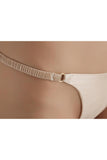 Everyday Champagne Gold Silk G-String Sandra Silk Australia