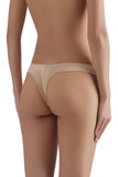 Chantilly Lace Champagne Gold Silk Thong Sandra Silk Australia