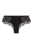 French Chantilly Lace Silk Satin Thong Sandra Silk Australia