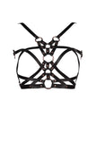 Seduction Rose Gold Leather Harness VoyeurX