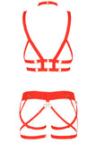 Serguei Red Lingerie Harness Set Impudique